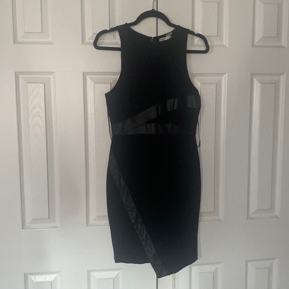 Cooper St Black Sleeveless Lined Dress Summer Size 4 bodycon